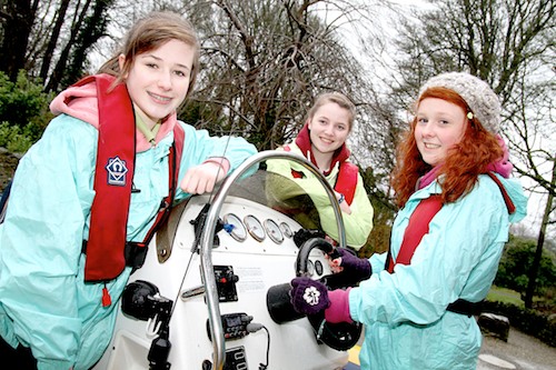 Students from Newtownhamilton High School taking part in the Mourne Mountain Adventure.